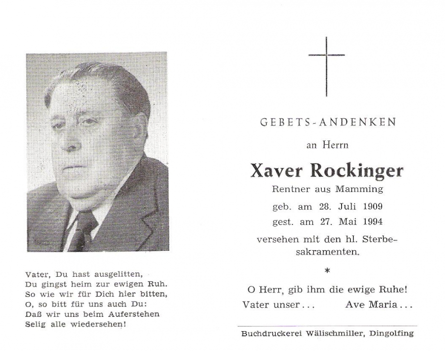 Xaver Rockinger