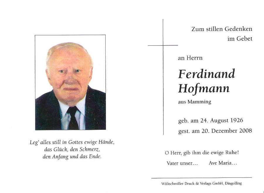 Ferdinand Hofmann