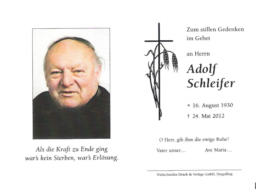 Adolf Schleifer