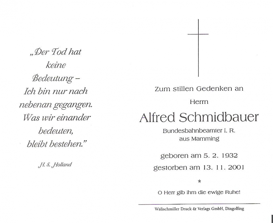 Alfred Schmidbauer